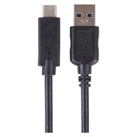 USB kábel 3.0 A/M - USB 3.1 C/M 1m čierny, Quick charge
