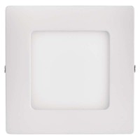 LED panel 120×120, štvorcový prisadený biely, 6W neutr. b.