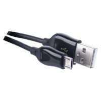 USB kábel 2.0 A/M - micro B/M 1m čierny, Quick Charge
