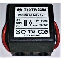 Transformátor T10 TR 230A,230V/24V-2W