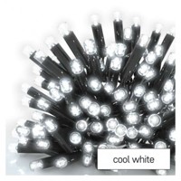 Profi LED spojovacia reťaz čierna, 10 m, vonkajšia aj vnútorná, studená biela...
