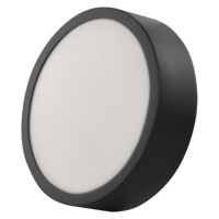 LED prisadené svietidlo, kruhové, čierne, 12,5W, CCT