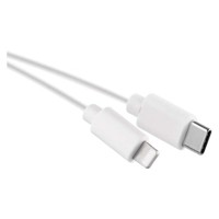 Nabíjací a dátový kábel USB-C 2.0 / Lightning MFi, 1 m, biely