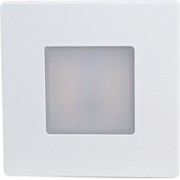 DECENTLY IP44 White 1.7W WW 100/160lm - Múrové vstavané LED svietidlo