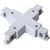 TRACK X CONNECTOR 4W WHITE