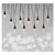 LED svetelná reťaz – 10x párty žiarovky číre, 4,5 m, vonkajšia aj vnútorná, studená biela