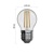 LED žiarovka Filament Mini Globe / E27 / 3,4 W (40 W) / 470 lm / teplá biela