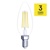 LED žiarovka Filament sviečka / E14 / 6 W (60 W) / 810 lm / teplá biela