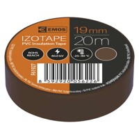 Izolačná páska PVC 19mm / 20m hnědá