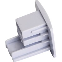 TRACK END CAP 4W WHITE