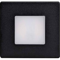 DECENTLY IP54 Black 1,7W CCT 100/160lm - Múrové vstavané LED svietidlo