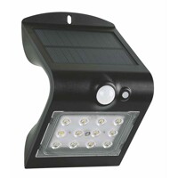 FOX SOLAR PIR 12LED B NW 44/220lm - Solárne LED svietidlo