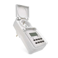 Časovač – digitálna spínacia zásuvka vonkajšia IP44