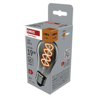 LED žiarovka DECO SMOKED A60 / E27 / 4,5 W (19 W) / 180 lm / flame