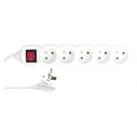 Predlžovací kábel s vypínačom – 5 zásuviek, 10m, 3× 1,5mm2
