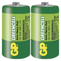 Zinko-chloridová batéria GP Greencell R14 (C)