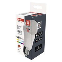 LED žiarovka GoSmart A60 / E27 / 9 W (60 W) / 806 lm / RGB / stmievateľná / Zi...