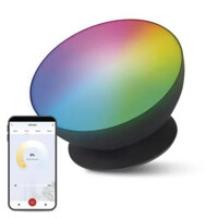 GoSmart LED ambientná lampa, čierna, teplá biela–studená biela/ RGB, WiFi