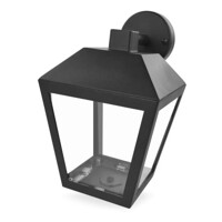 LED záhradné nástenné svietidlo, 18 x 15 x 24,5 cm, 1 x E27, 15 W