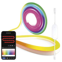 GoSmart Flexibilný LED pásik NEON biely, 3 m, 23 W, RGBIC stmievateľný, WiFi...