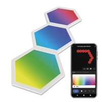 GoSmart LED svietidlo Hexagon, rozširujúca sada, 3 časti, 1,8W, RGBIC stmievat...