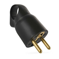 Legrand vidlica priama s úchytom, čierna