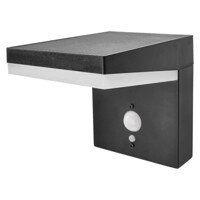 LED záhradné solárne nástenné svietidlo VEREA, senzor súmraku, 10,7 x 15,4 x 1...