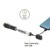 CREE LED nabíj. svietidlo GP CR41, 650 lm, 2600 mAh, fokus