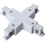 TRACK X CONNECTOR 4W WHITE