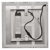 LED panel prisadený EXCLUSIVE 30x30, 18W, stmiev.so zmenou CCT