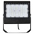 LED reflektor AGENO čierny, 150W neutrálna biela