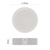 LED prisadené svietidlo RUBIC, kruhové, biele, 18W, neutrálna biela