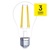 LED žiarovka Filament A60 / E27 / 3,4 W (40 W) / 470 lm / teplá biela