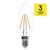 LED žiarovka Filament sviečka / E14 / 3,4 W (40 W) / 470 lm / teplá biela