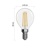 LED žiarovka Filament Mini Globe / E14 / 3,4 W (40 W) / 470 lm / teplá biela