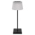 LED stolná lampa KATIE, dobíjacia, čierna