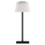 LED stolná lampa KATIE, dobíjacia, čierna