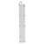 Predlžovací kábel 3 m / 5 zásuvky / s vypínačom / biely / 1×USB-A + 1×USB-C / 1,5 mm2