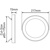 PLASCO 18W CCT 1900/2800lm - Dekoratívne svietidlo LED