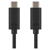 Nabíjací a dátový kábel USB-C 3.1 / USB-C 3.1, 1 m, čierny