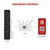 GoSmart predlžovací kábel 2 m / 4 zásuvky / s vyp. / s USB / biely-čierny / PVC / 1,5 mm2