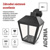 LED záhradné nástenné svietidlo, 18 x 15 x 24,5 cm, 1 x E27, 15 W