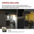 LED záhradné nástenné svietidlo, 16,4 x 12 x 23 cm, 1 x E27, 15 W