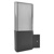 LED záhradné nástenné svietidlo, 11,9 x 10,6 x 21,8 cm, 1 x E27, 25 W