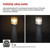 LED záhradné stĺpikové svietidlo, 15,3 x 13,3 x 45 cm, 1 x E27, 25 W