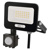 LED reflektor GLARO s pohybovým čidlom, 20 W, čierny, IP54, 2000 lm, neutrálna biela